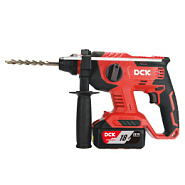 Перфоратор аккумуляторный бесщеточный DCK KDZC22, 18В. 2,1 дж, 2*5а/ч